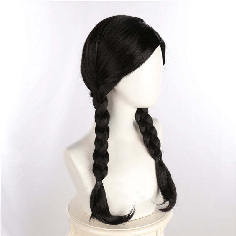 The Addams Family Wednesday Addams Cosplay Wig Hair (Ready To Ship)