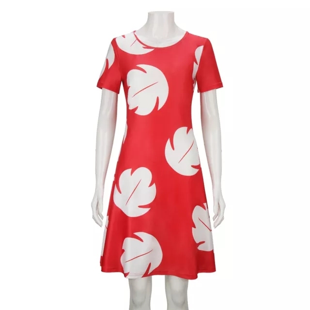 Lilo & Stitch Costume Lilo Pelekai Cosplay Dress Kids Adults Takerlama(Ready To Ship)