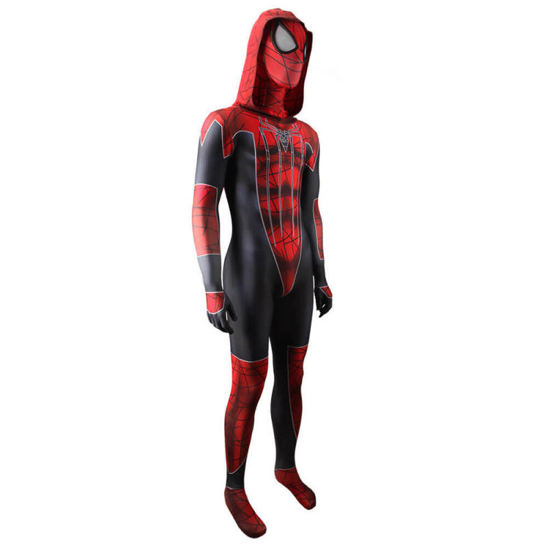 The Amazing Spiderman Costume Mask Superhero Cosplay Jumpsuit