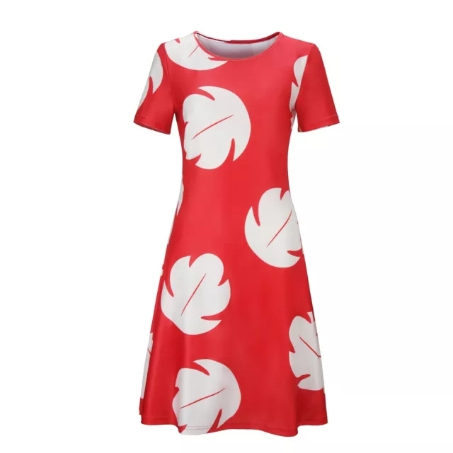 Lilo & Stitch Costume Lilo Pelekai Cosplay Dress Kids Adults Takerlama(Ready To Ship)