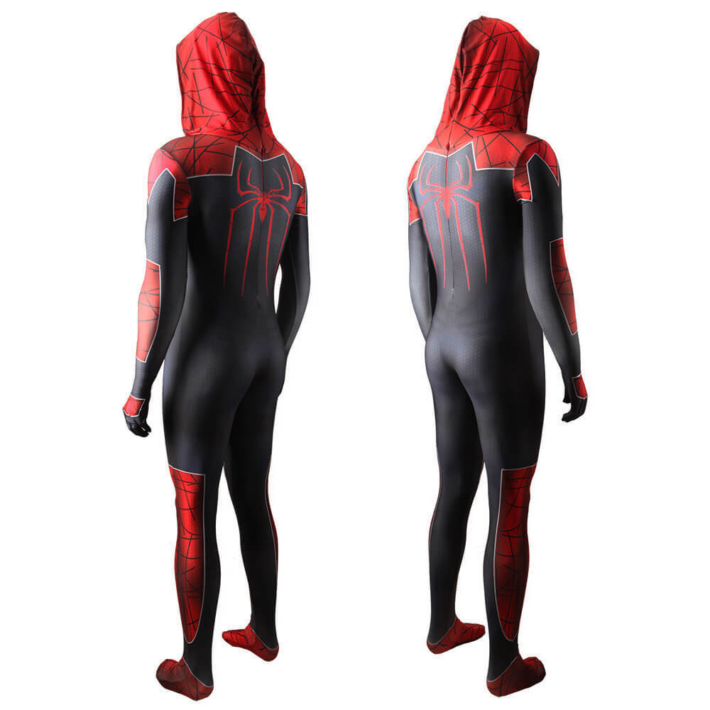 The Amazing Spiderman Costume Mask Superhero Cosplay Jumpsuit
