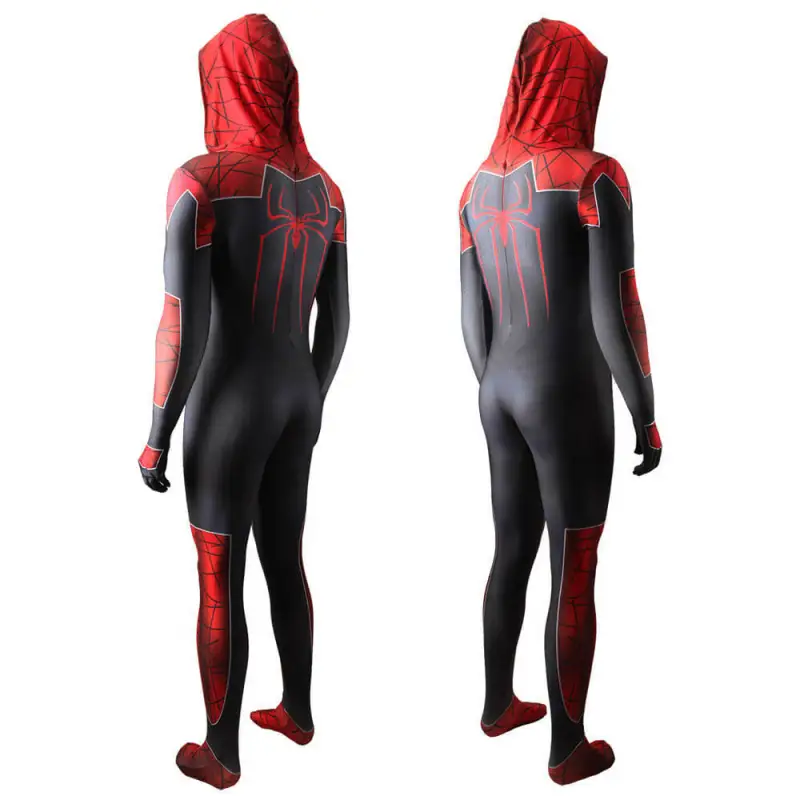 The Amazing Spiderman Costume Mask Superhero Cosplay Jumpsuit
