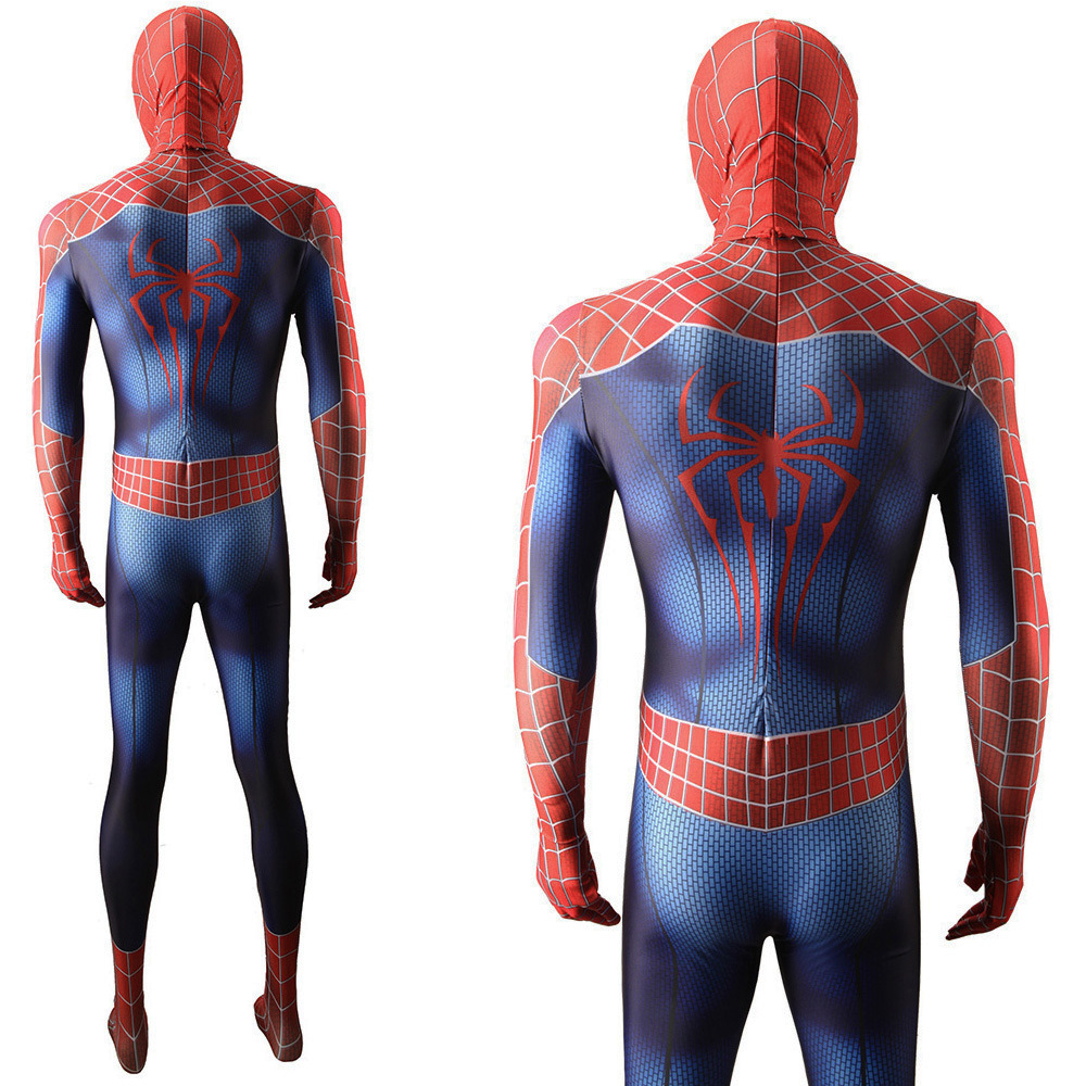 The Amazing Spider-Man 2 Peter Parker Costume Mask Rise of Electro Superhero Suit