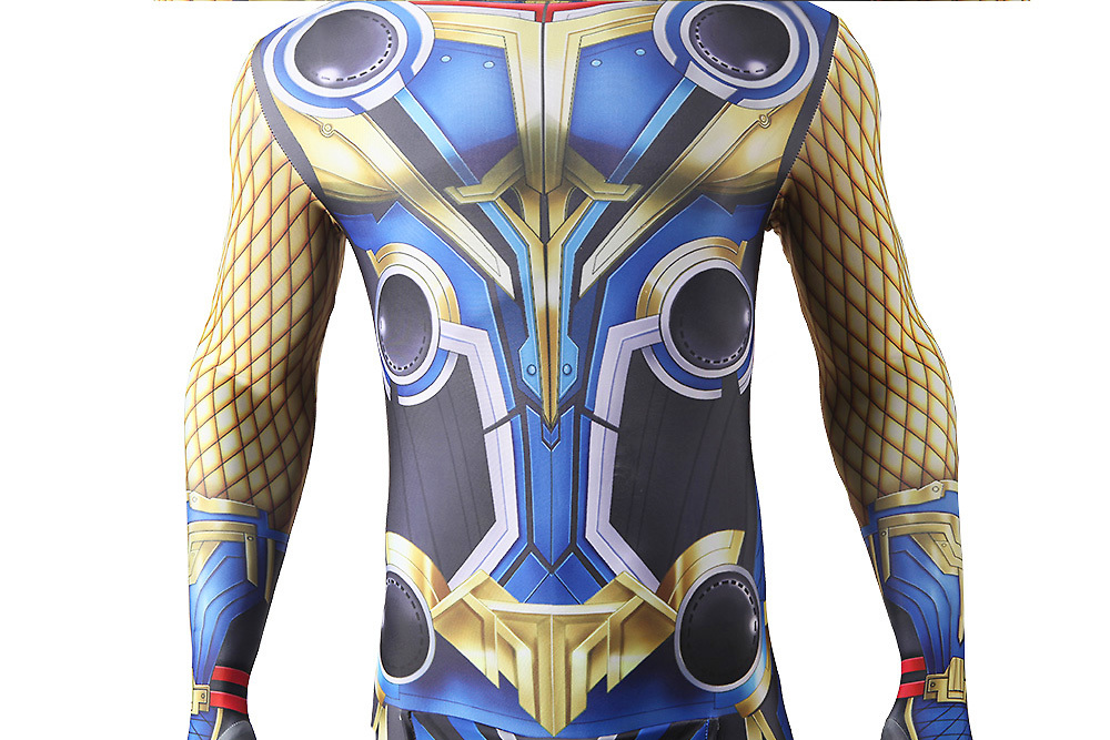 Thor Oddison Halloween Costume Thor 4: Love and Thunder Cosplay Jumpsuit Cape Takerlama