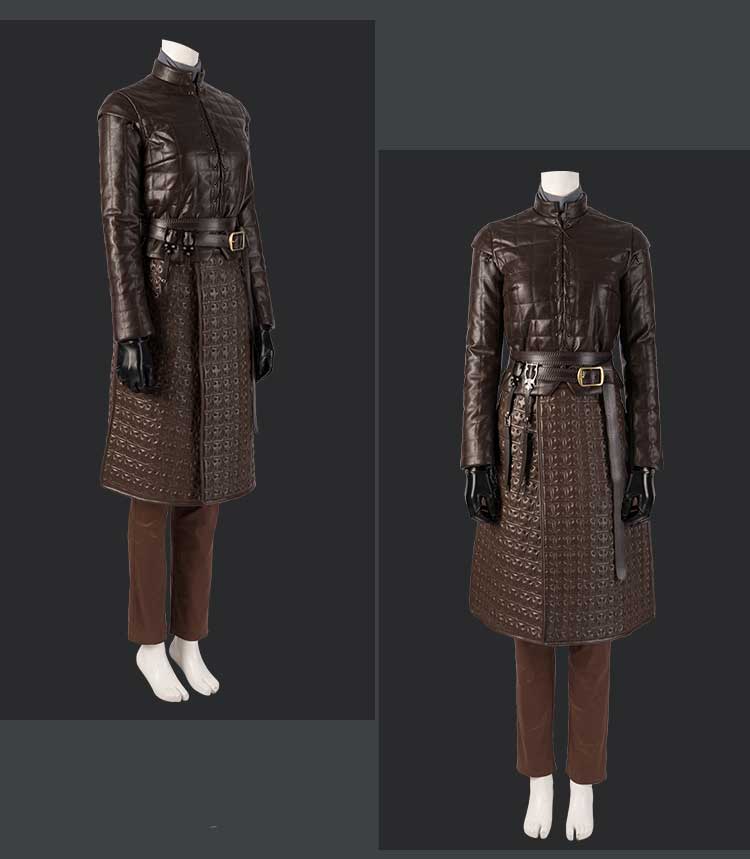 Game Of Thrones 8 Arya Stark Cosplay Costume Full Set Outfits Takerlama