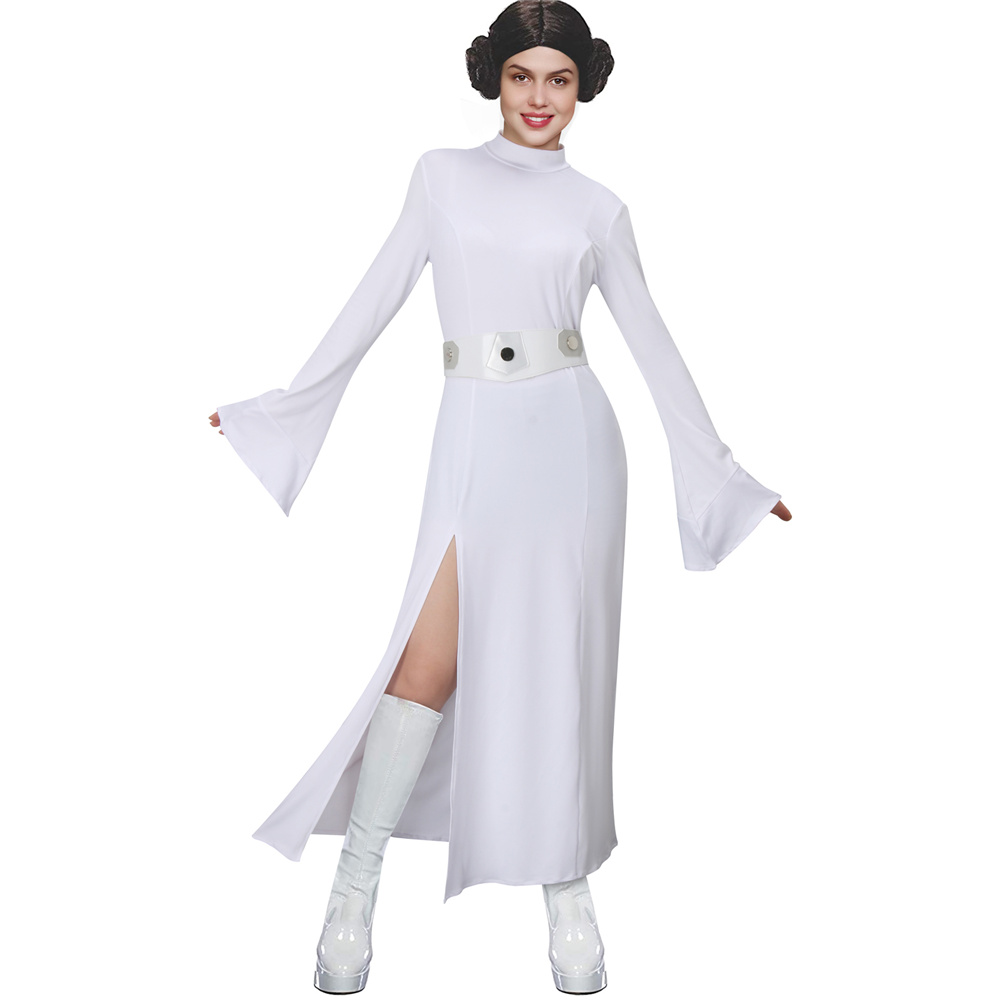 Movie Adult Princess Leia Halloween Costume Star Wars A New Hope Women Cosplay Dress Adult-Takerlama