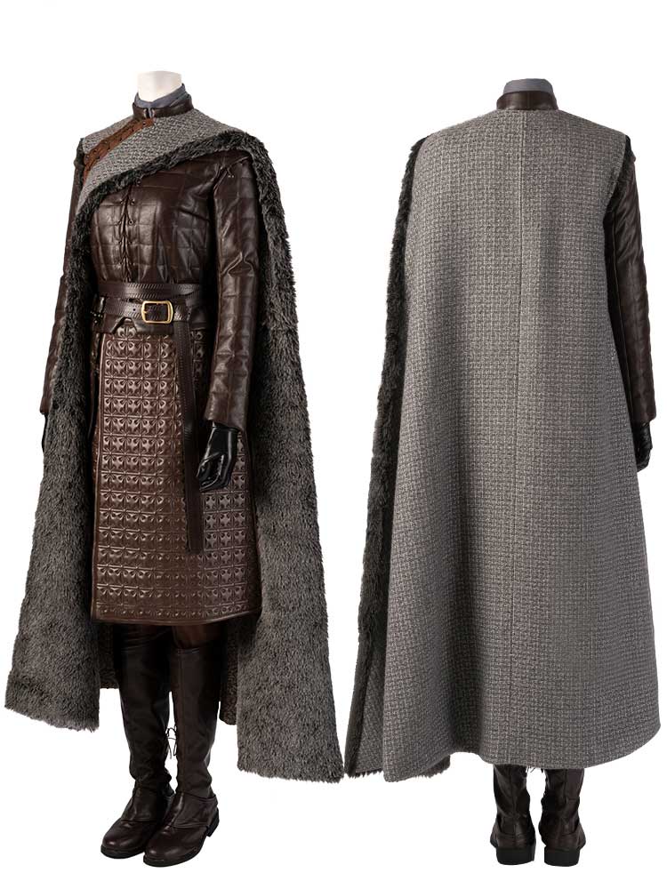 Game Of Thrones 8 Arya Stark Cosplay Costume Full Set Outfits Takerlama