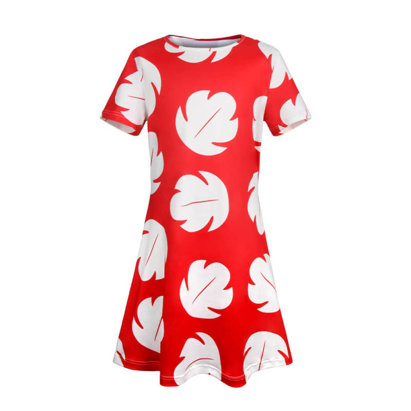 Lilo & Stitch Costume Lilo Pelekai Cosplay Dress Kids Adults Takerlama(Ready To Ship)