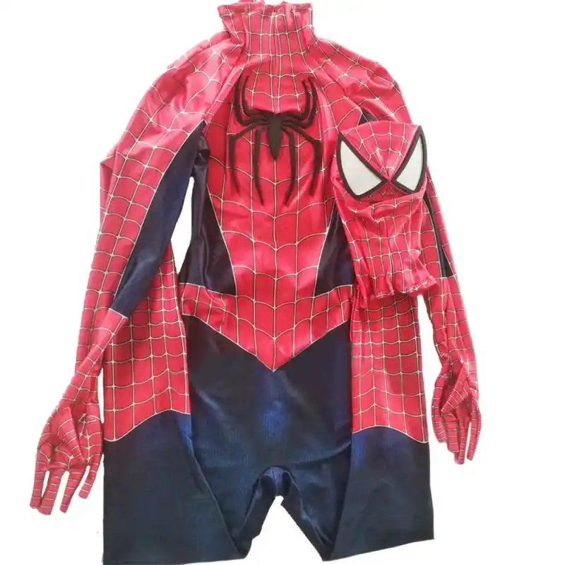 Sam Raimi Spiderman Costume Tobey Maguire Superhero  Suit