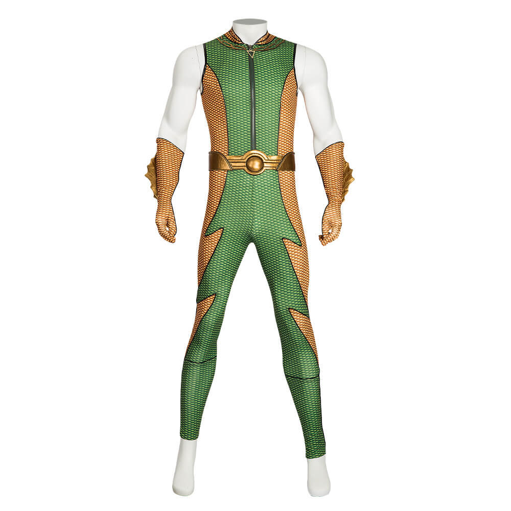 The Boys The Deep Costume Halloween Cosplay Jumpsuit Boots