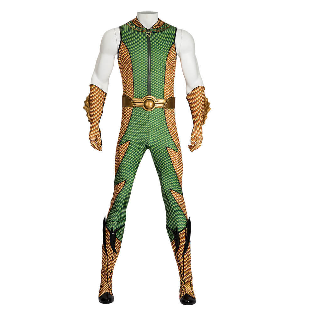 The Boys The Deep Costume Halloween Cosplay Jumpsuit Boots