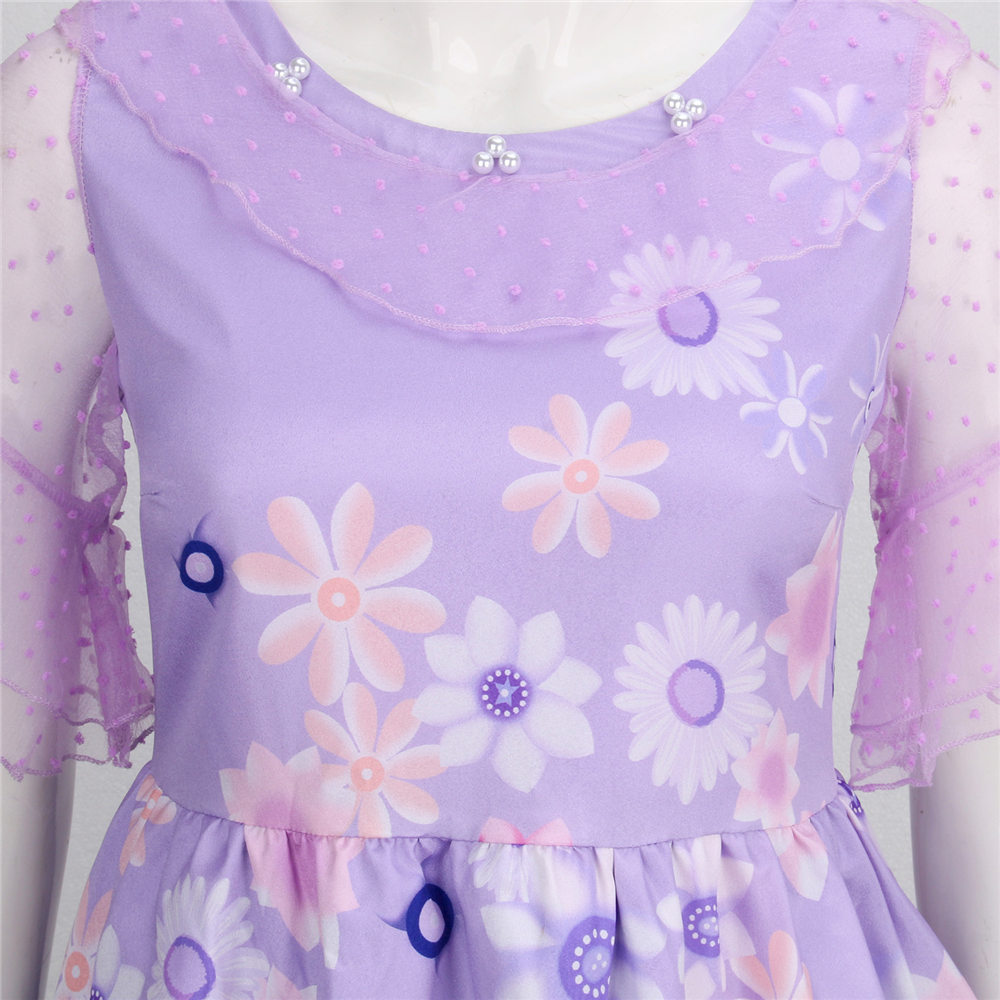 Disney Encanto Isabela Madrigal Cosplay Dress Kids (Ready to Ship)