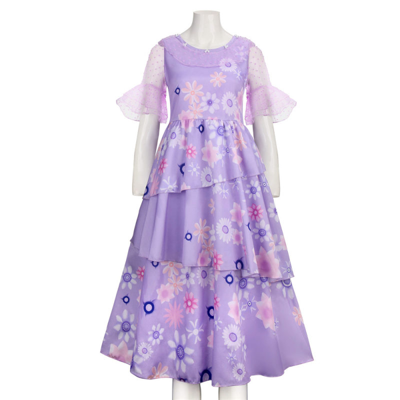 Disney Encanto Isabela Madrigal Cosplay Dress Kids (Ready to Ship)