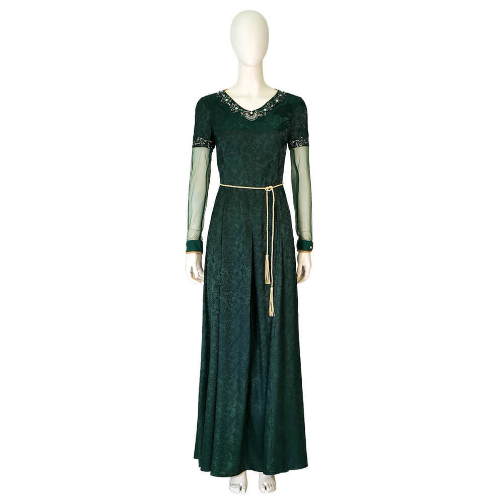 Alicent Hightower Cosplay Costume House of the Dragon Green Party Outfits