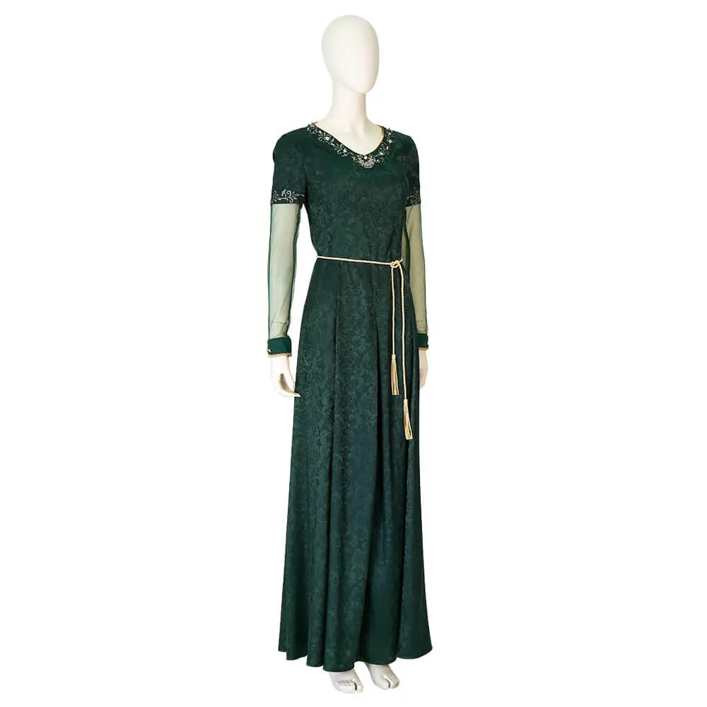Alicent Hightower Cosplay Costume House of the Dragon Green Party Outfits  Takerlama
