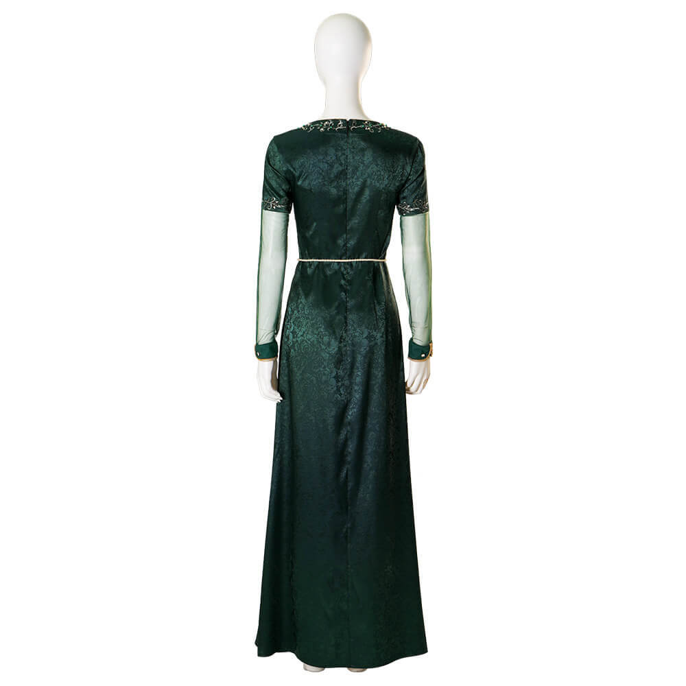 Alicent Hightower Cosplay Costume House of the Dragon Green Party Outfits