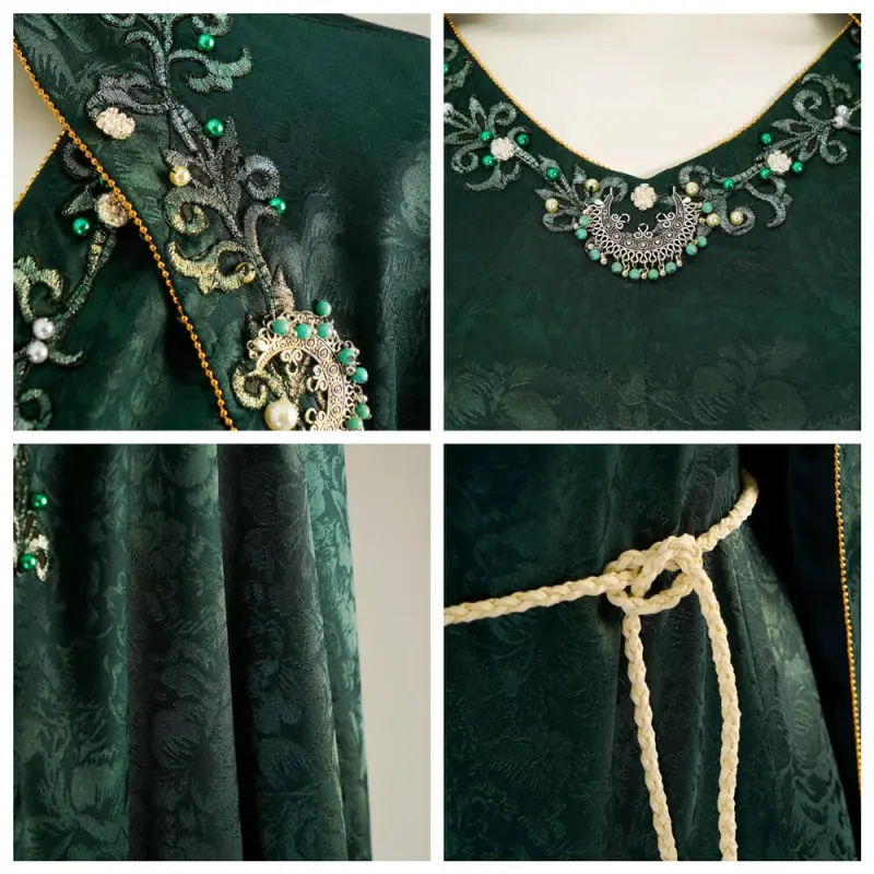 Alicent Hightower Cosplay Costume House of the Dragon Green Party Outfits