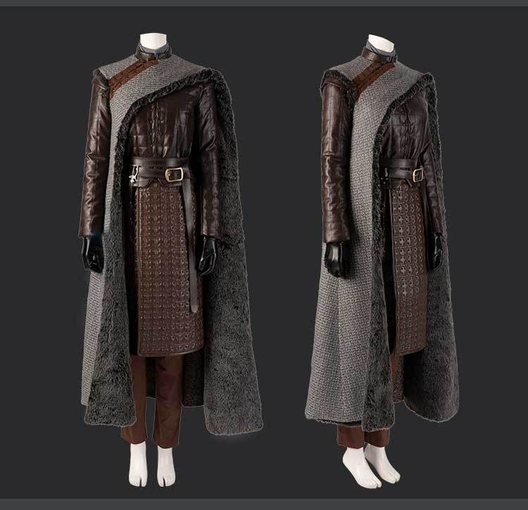 Game Of Thrones 8 Arya Stark Cosplay Costume Halloween Adult Outfits