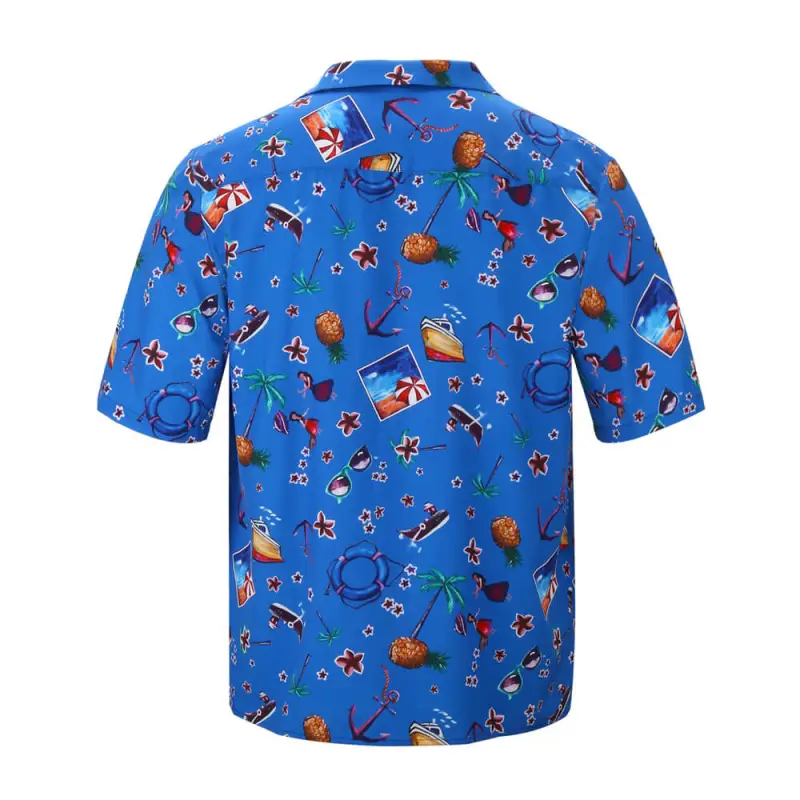 Weird: The Al Yankovic Story Costume Blue Cosplay Shirt