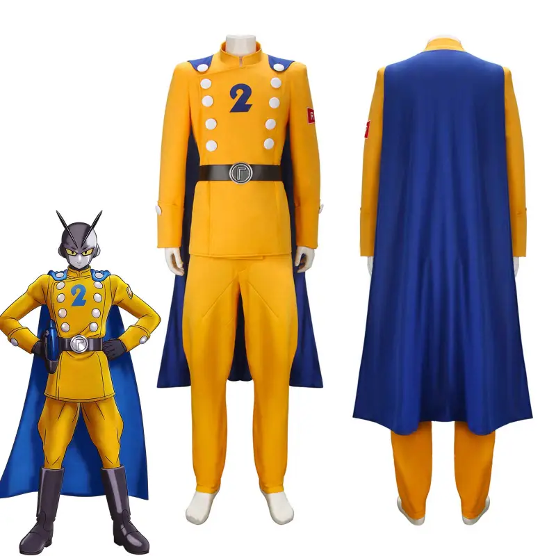 Adults Dragon Ball Super: Super Hero Gamma 2 Halloween Costume Cloak  -Takerlama