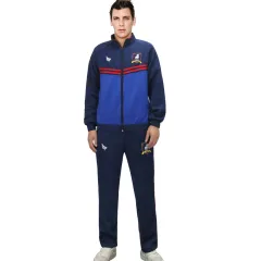 Ted Lasso Jacket Pants Hat Richmond AFC Cosplay Costume Jason Sudeikis Track Blue Jacket Pants (Ready To Ship) Takerlama