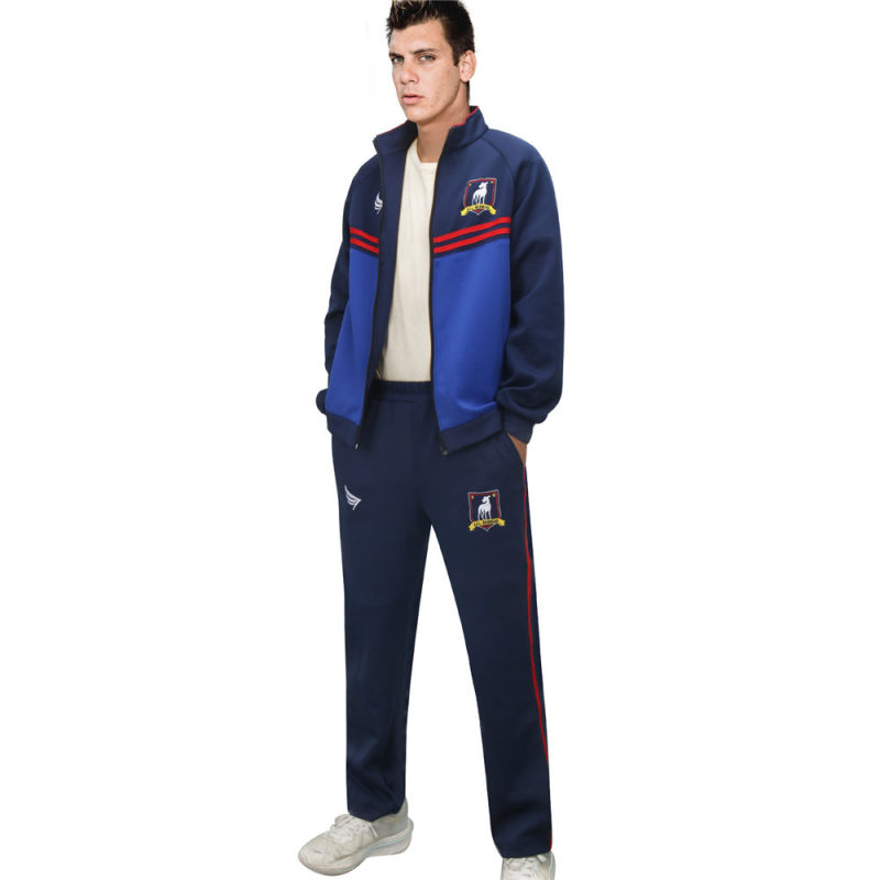 Ted Lasso Jacket Pants Hat Richmond AFC Cosplay Costume Jason Sudeikis Track Blue Jacket Pants (Ready To Ship) Takerlama