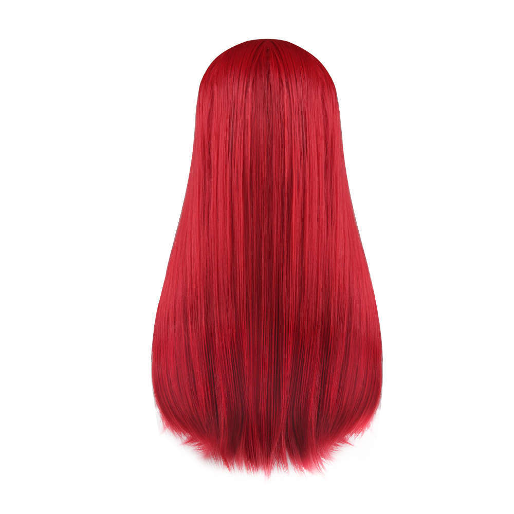 Sally Face Wig Halloween Sally Costume Straight Red Hair