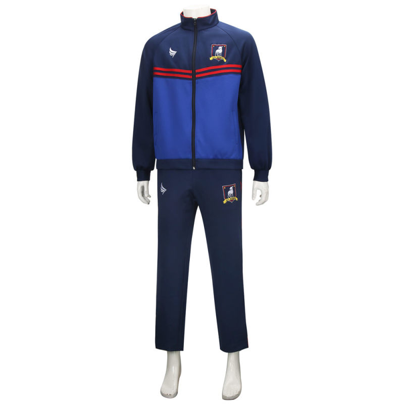 Ted Lasso Jacket Pants Hat Richmond AFC Cosplay Costume Jason Sudeikis Track Blue Jacket Pants (Ready To Ship) Takerlama