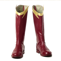 Barry Allen Leather Boots Deluxe The Flash Season 2 Shoes