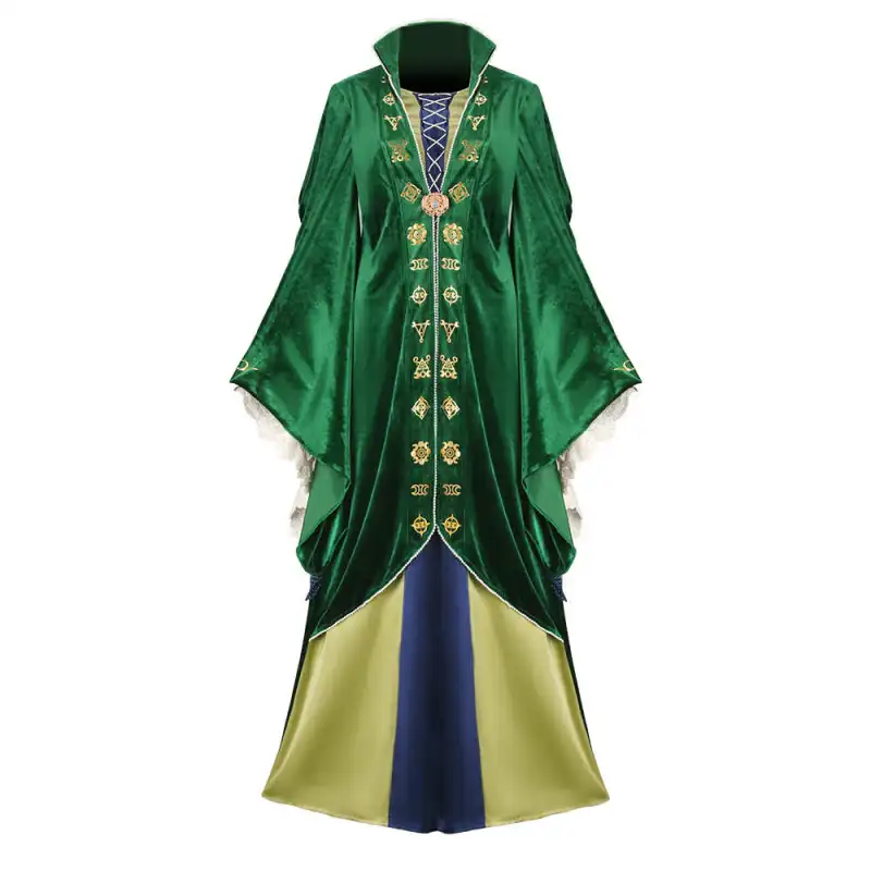 Hocus Pocus Halloween Fancy Dress  Winifred Sanderson Cosplay Costume In Stock Takerlama