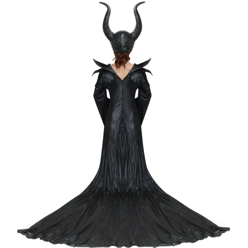 Maleficent 2 Mistress of Evil Dress Angelina Jolie Halloween Cosplay Costume (Ready To Ship) Takerlama