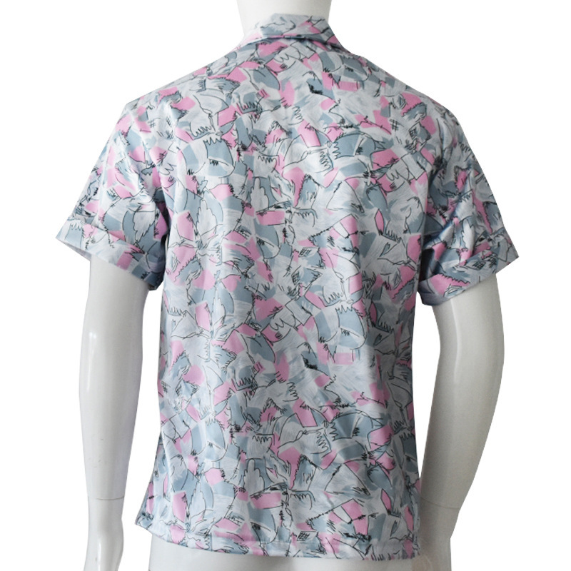 Jim Hopper Cosplay Hawaiian Pink Shirt Stranger Things Season 3