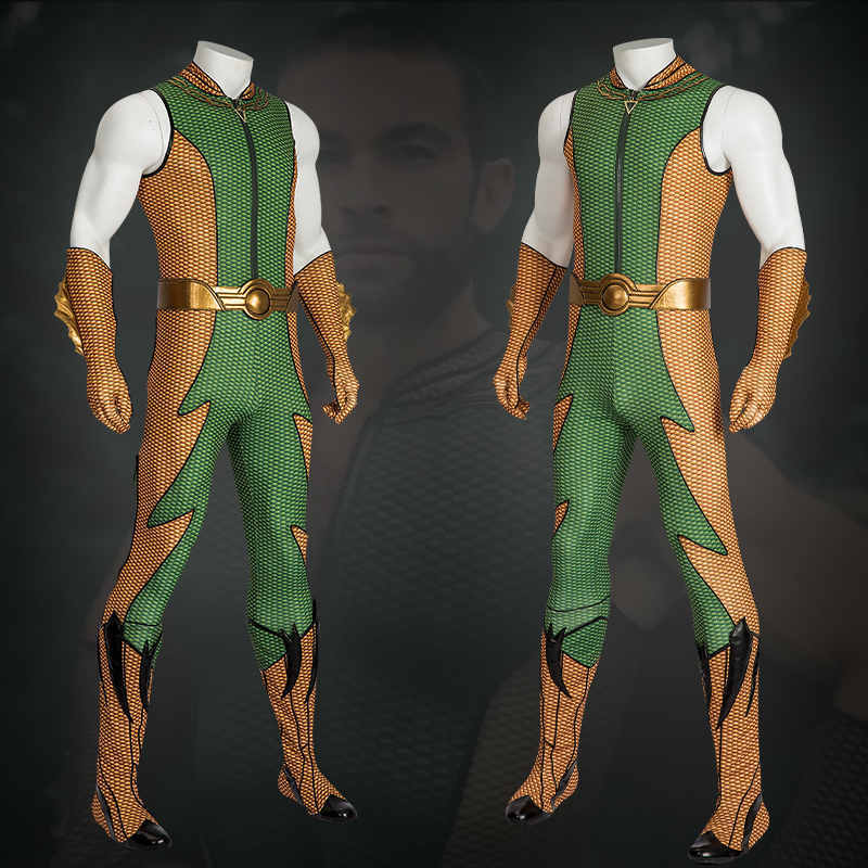 The Boys The Deep Costume Halloween Cosplay Jumpsuit Boots