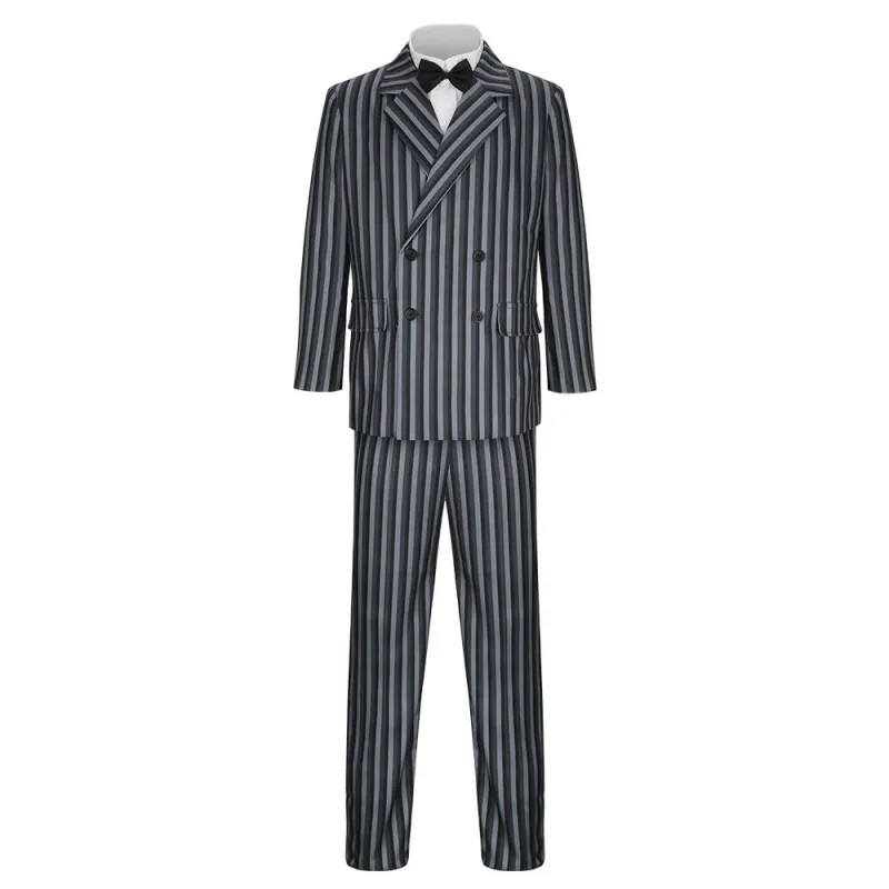 The Addam Family Gomez Halloween Cosplay Costume Adult (Ready To Ship)