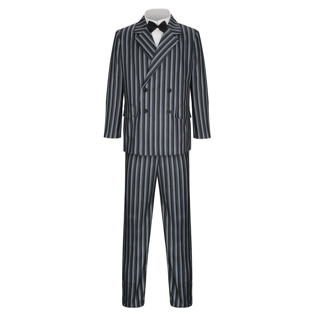 The Addam Family Gomez Halloween Cosplay Costume Adult (Ready To Ship)