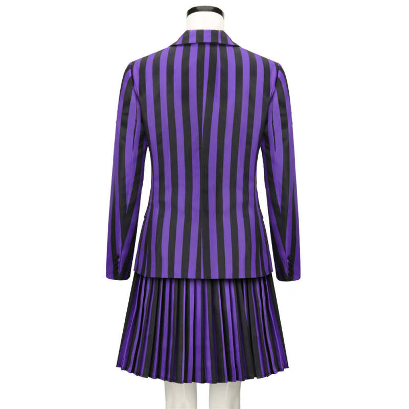 Addam Academy Halloween Costume Stripe School Uniform （Ready To Ship）