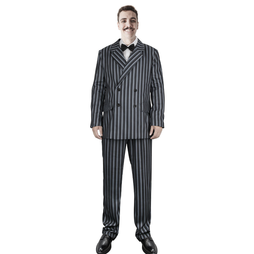 Gomez Halloween Cosplay Costume The Addam Family Adult Suit