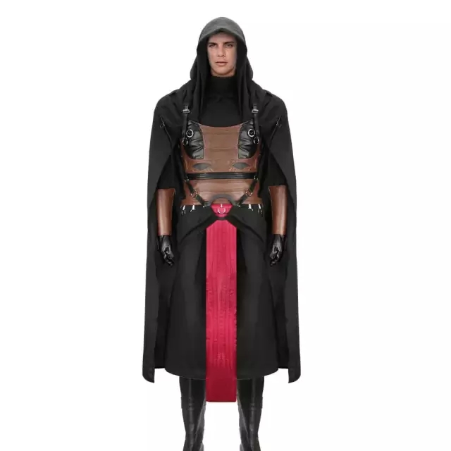 Movie Star Wars Knights of the Old Republic Darth Revan Cosplay Costume Men Uniform Ouftits Cape-Takerlama