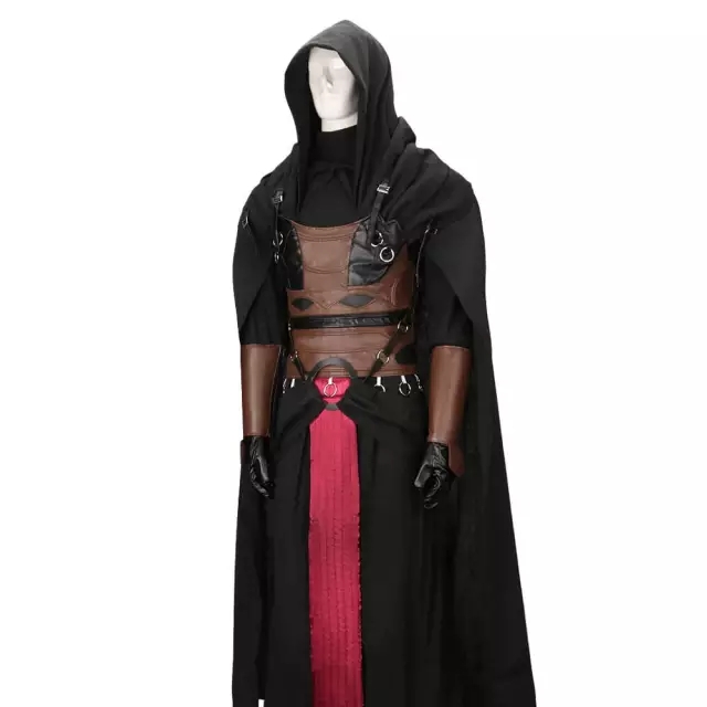 Movie Star Wars Knights of the Old Republic Darth Revan Cosplay Costume Men Uniform Ouftits Cape-Takerlama