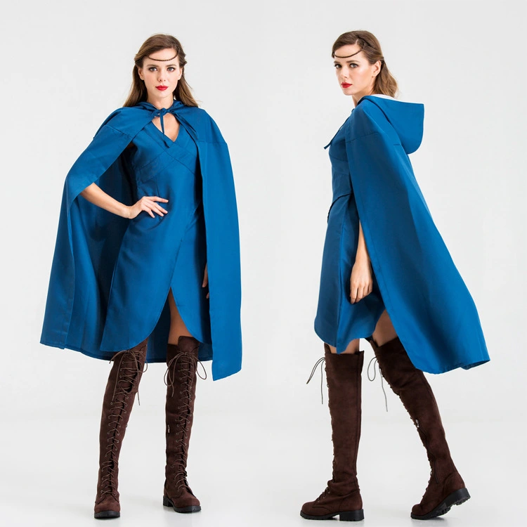 Game of Thrones Daenerys Targaryen Blue Dress Mother Of Dragon Costume