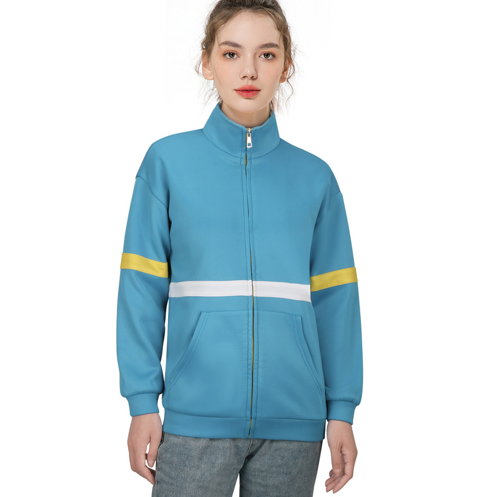 Girl Max Mayfield Blue Costume Stranger Things 4 Cosplay Hoodie Kids (Ready To Ship) Takerlama