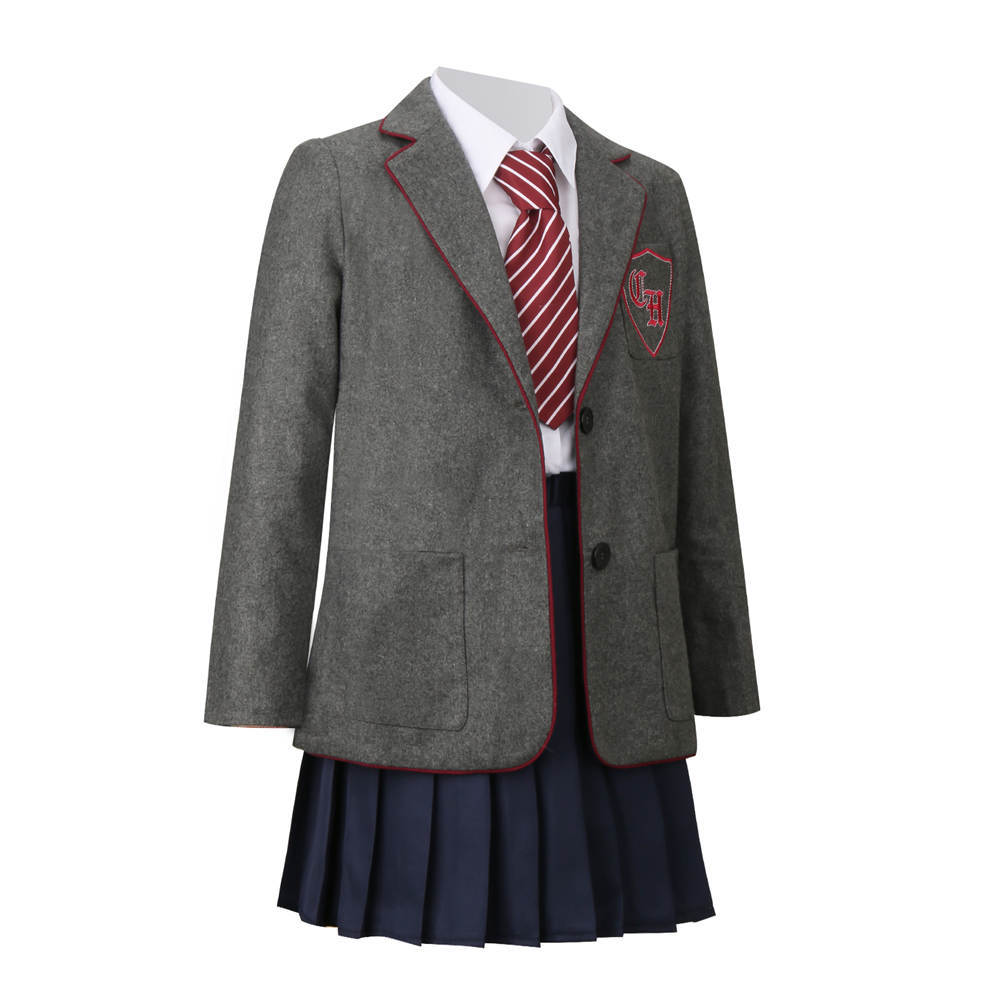 Girl Matilda The Musical Costume Roald Dahl School Uniform for Kids In Stock-Takerlama