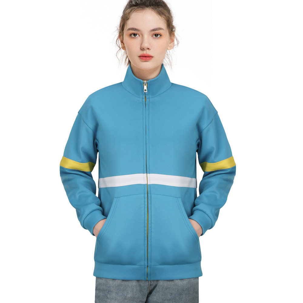 Girl Max Mayfield Blue Costume Stranger Things 4 Cosplay Hoodie Kids (Ready To Ship) Takerlama