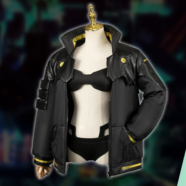 Cyberpunk: Edgerunners  Rebecca Cosplay Costume Wig Shoes Jacket Takerlama