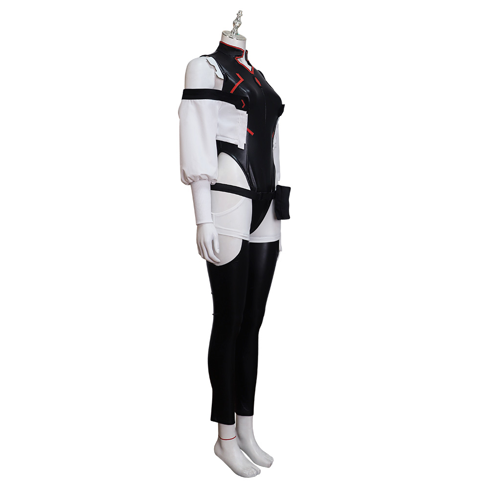 Women Cyberpunk: Edgerunners Lucy Lucyna Kushinada Cosplay Costume Leather Jumpsuit Takerlama