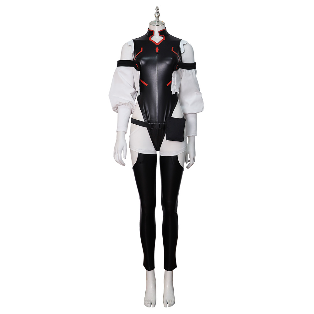 Women Cyberpunk: Edgerunners Lucy Lucyna Kushinada Cosplay Costume Leather Jumpsuit Takerlama