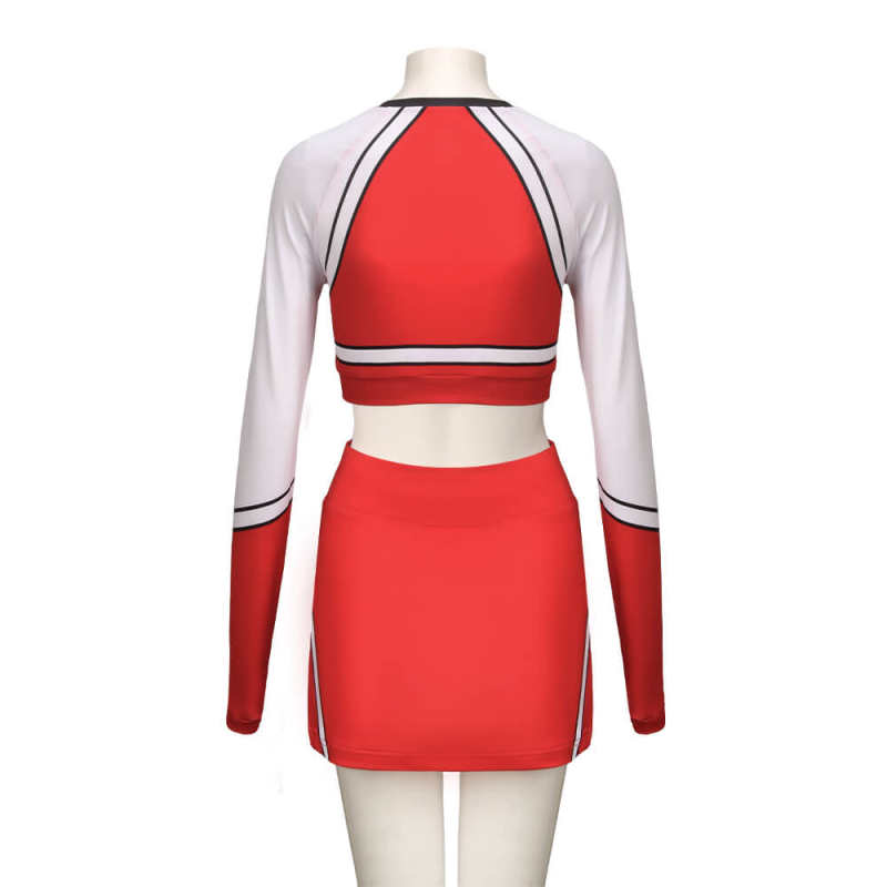 Bring It On Cheer or Die DIABLOS Cheerleader Uniform Red Costume