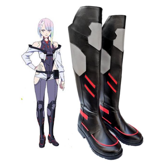 Cyberpunk: Edgerunners Lucy Lucyna Kushinada Cosplay Boots Shoes