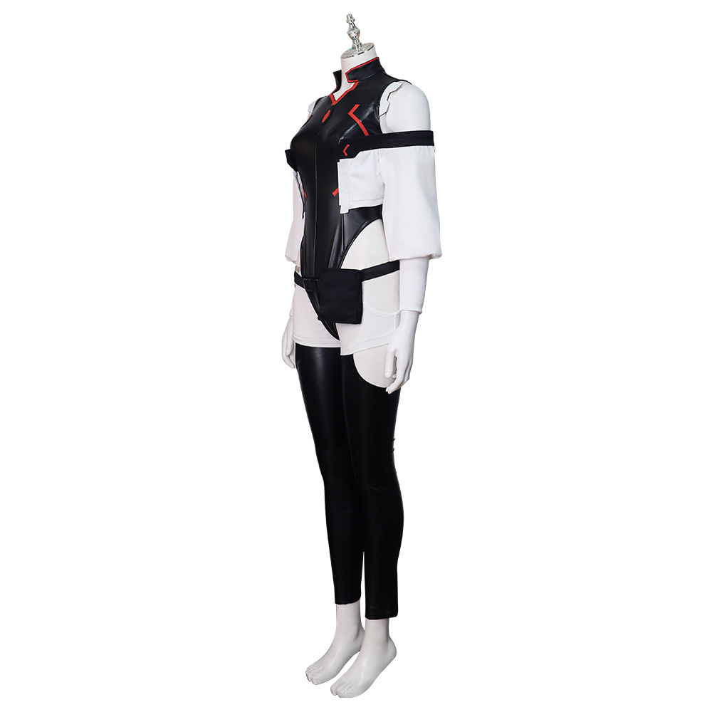 Cyberpunk: Edgerunners Lucy Lucyna Kushinada Cosplay Costume Leather Jumpsuit