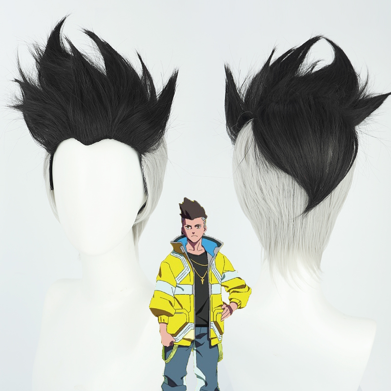 David Martinez Cosplay Wig Hair Cyberpunk: Edgerunners